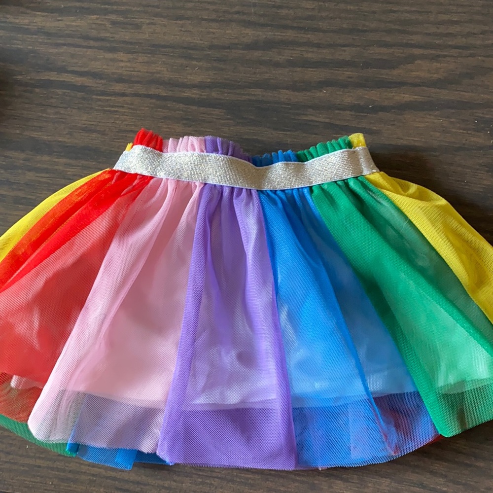 NWT Hannah Anderson rainbow tutu